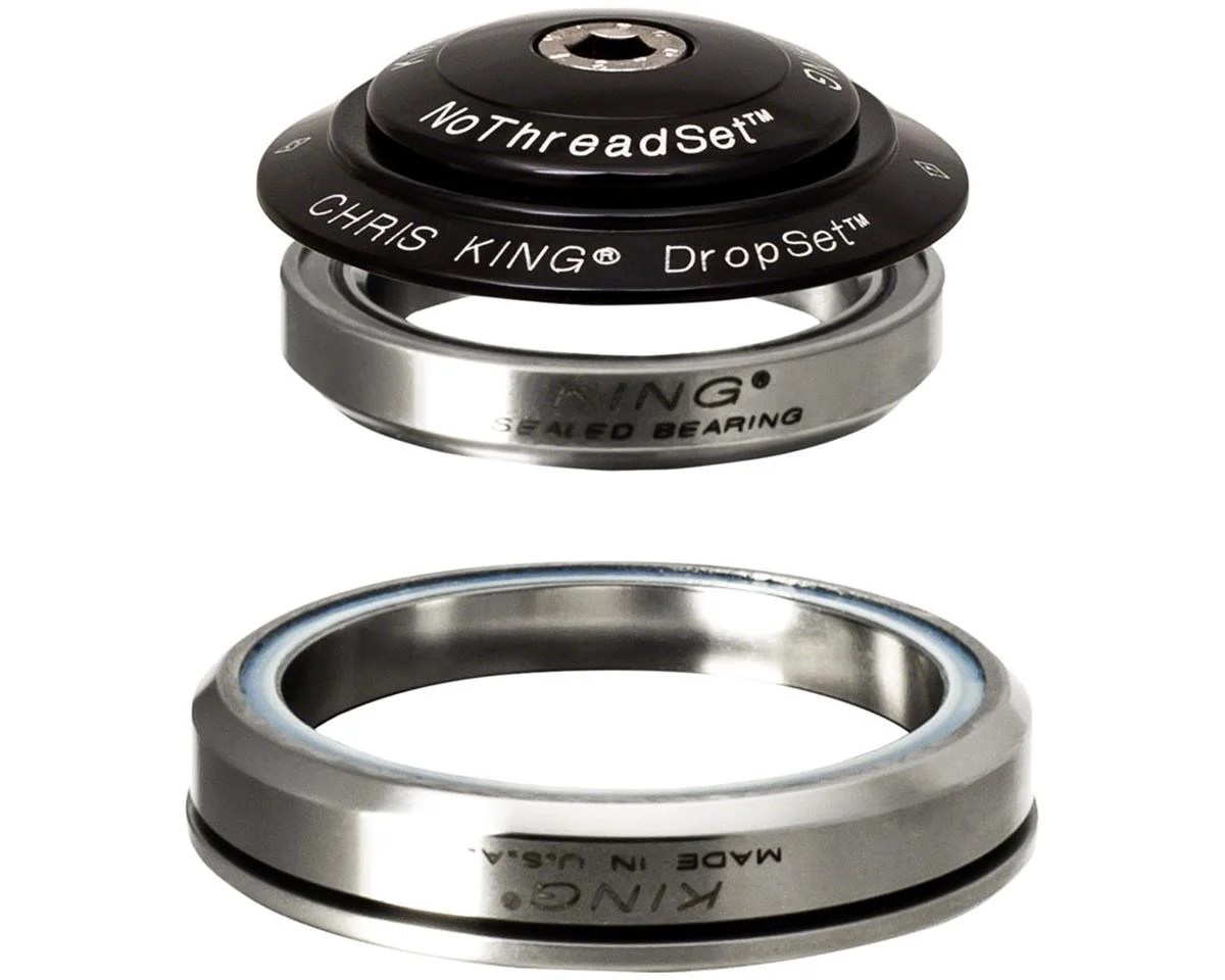Chris King DropSet 5 Headset (Black) (1-1/8") (42/52mm) (45 Deg)